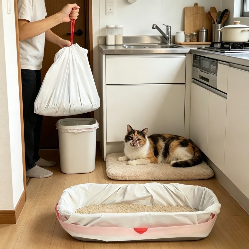 2/4Rolls Disposable Pet Waste  - Pet Supplies Stores ulasan dan harga