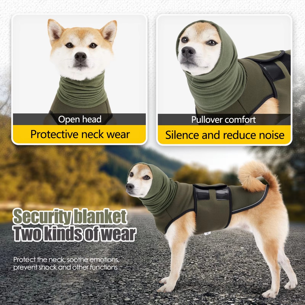 Dog Anxiety Vest and Coat-Keep - Dog Anxiety Vest ulasan dan harga