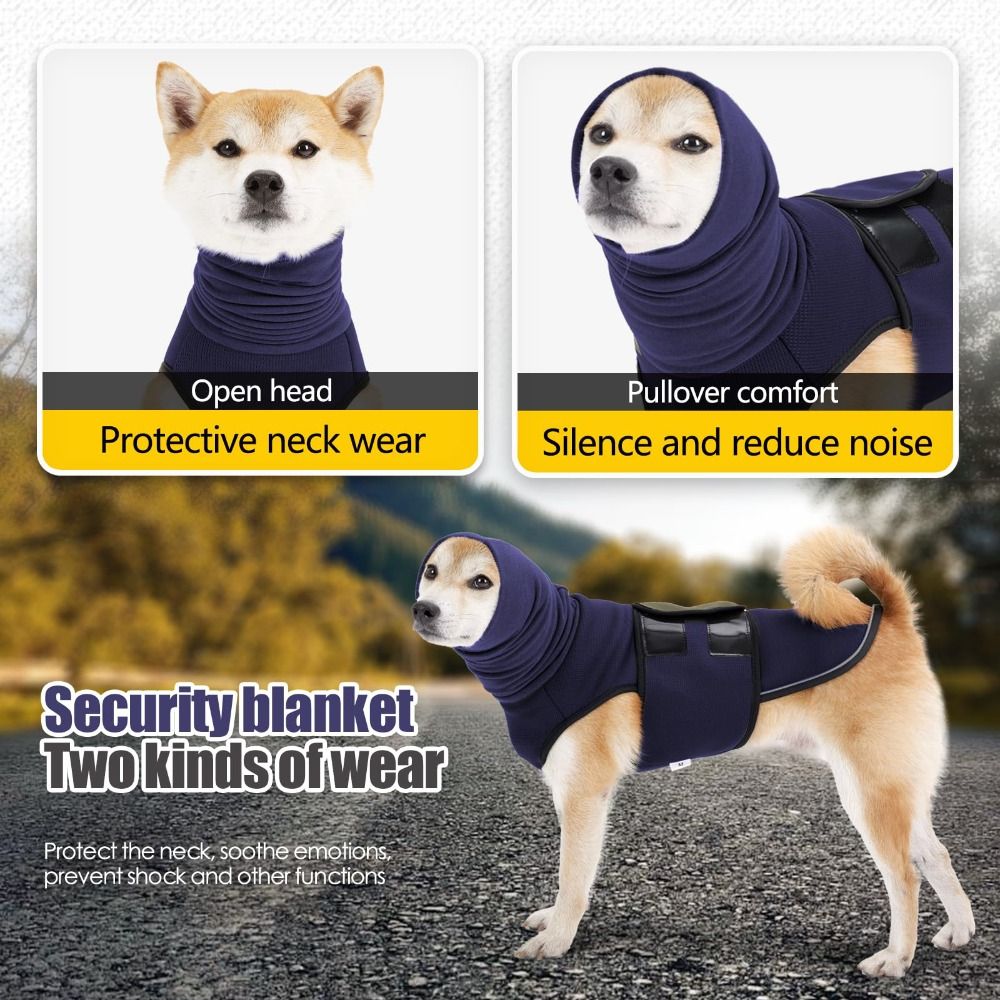 Noise-proof Dog Calming Hoodie - Dog Anxiety Vest ulasan dan harga