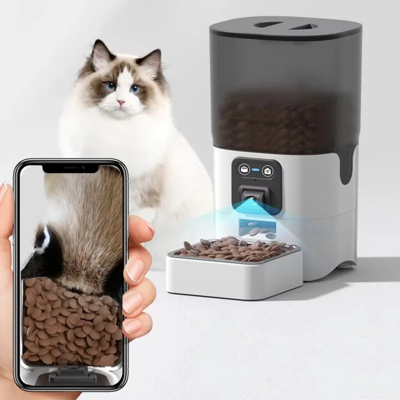 CANBOUN 6L Rotatable HD Camera - Automatic Pet Feeder ulasan dan harga