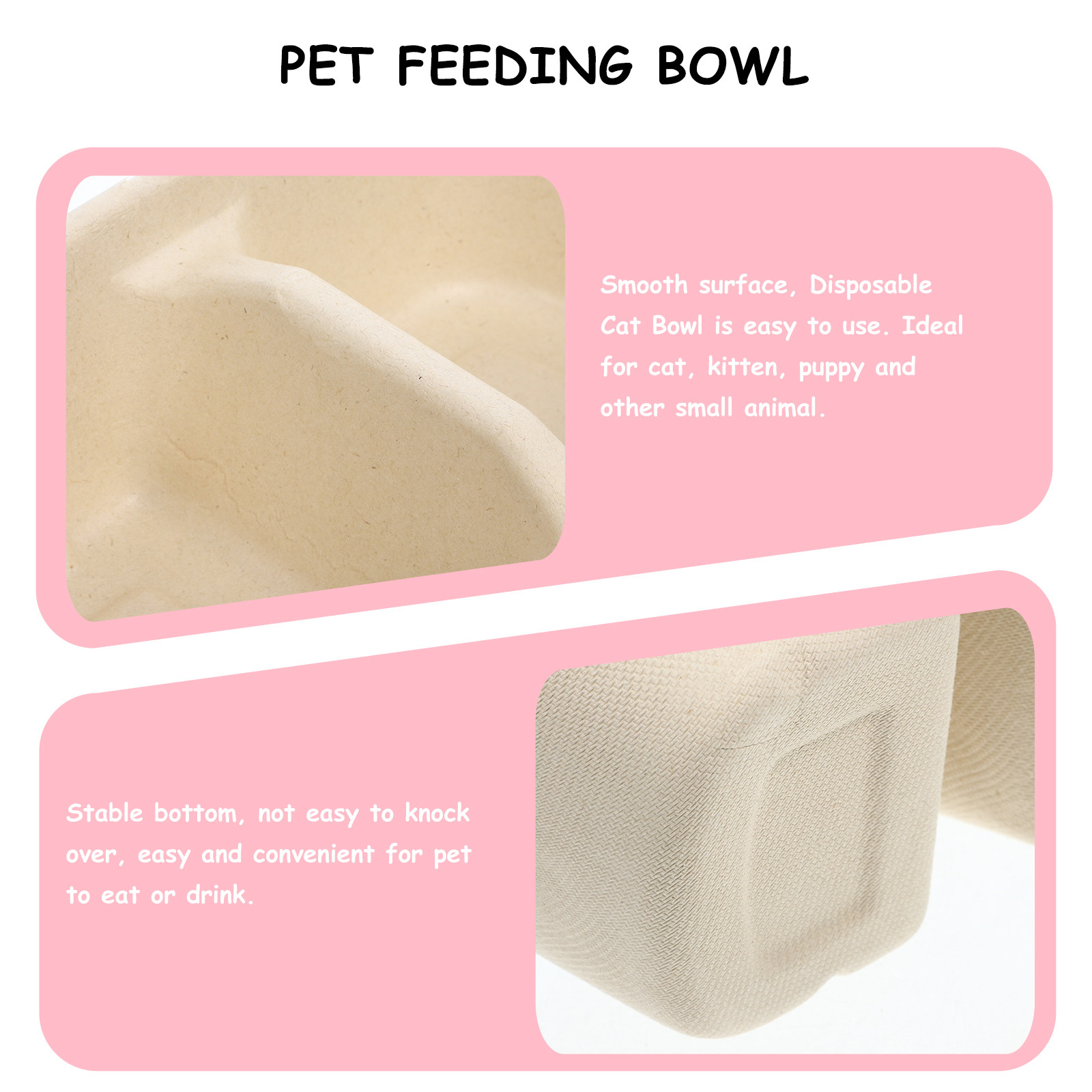 Disposable Cat Bowl Stable Des - Pet Supplies In Store ulasan dan harga