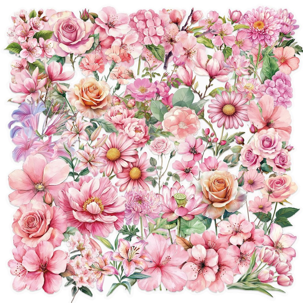 50PCS Transparent Cartoon Pink - Pet Supplies In Store ulasan dan harga
