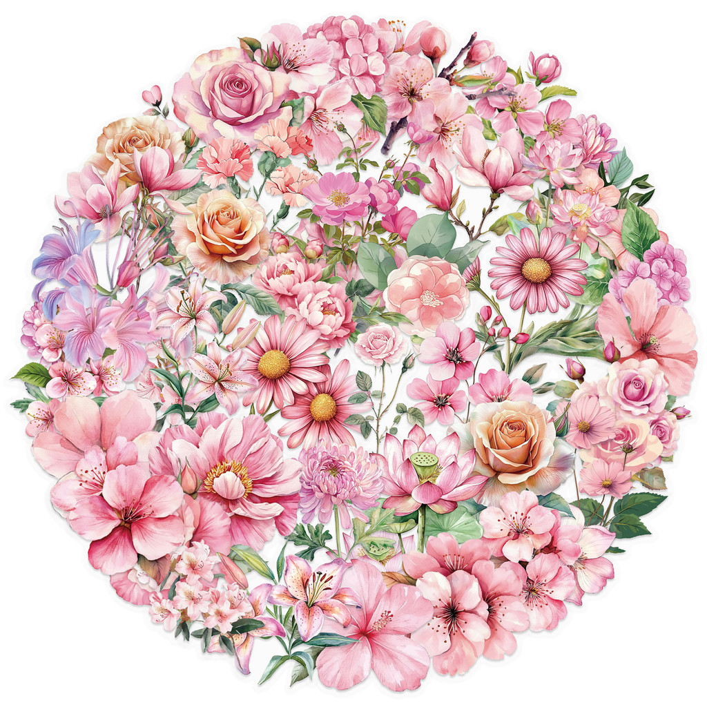 50PCS Transparent Cartoon Pink - Pet Supplies In Store ulasan dan harga