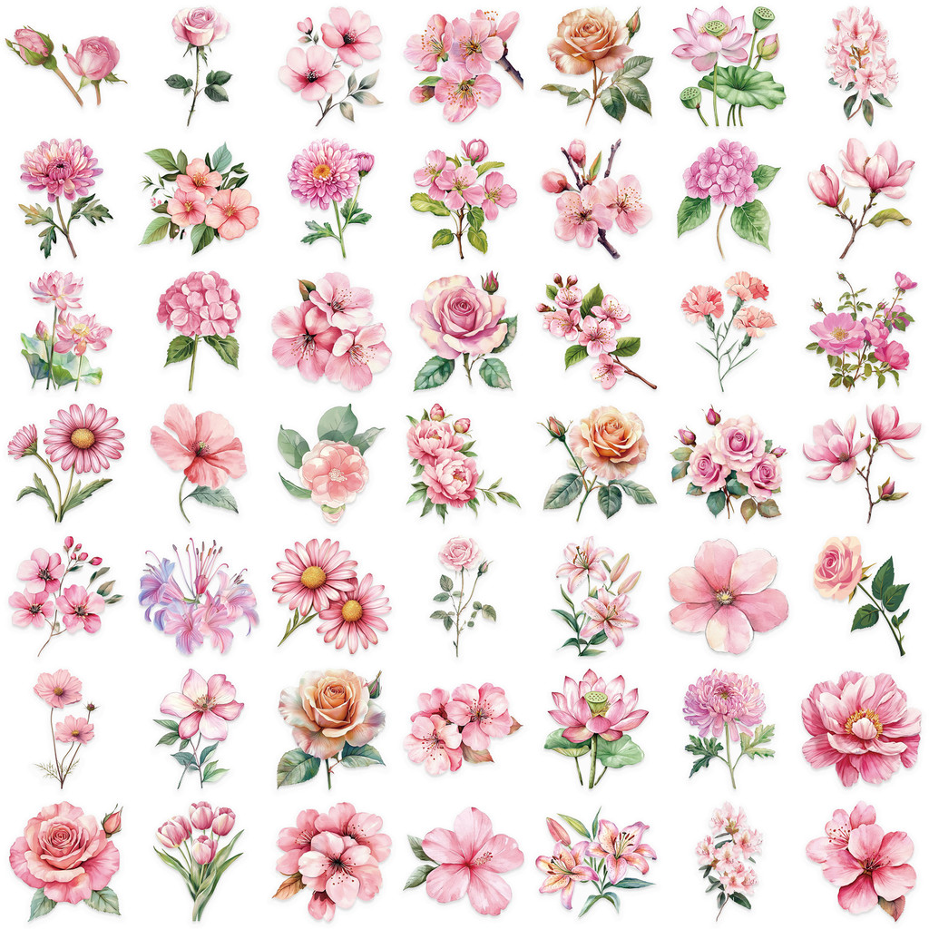 50PCS Transparent Cartoon Pink - Pet Supplies In Store ulasan dan harga