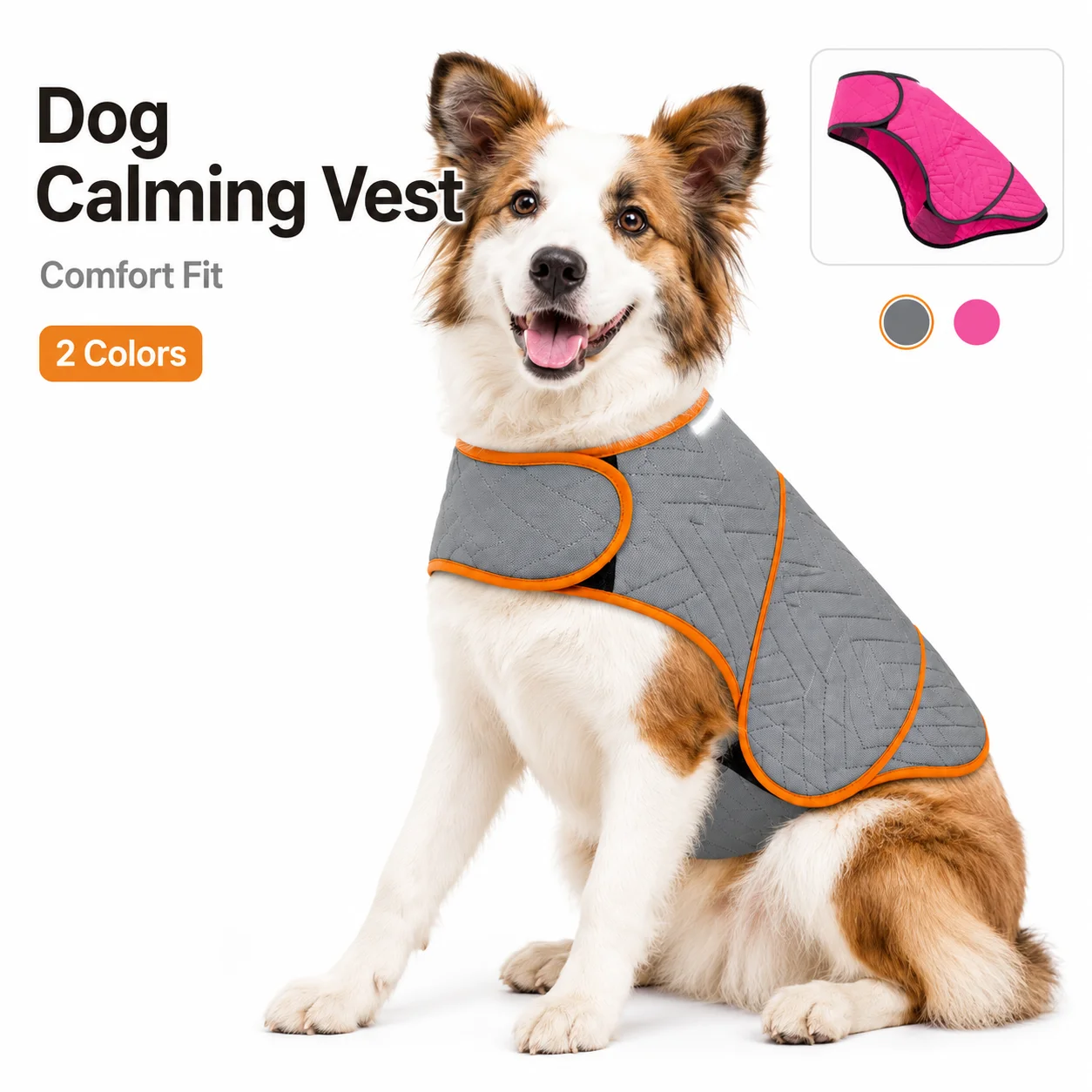 Adjustable Dog Calming Vest Ge - Dog Anxiety Vest ulasan dan harga