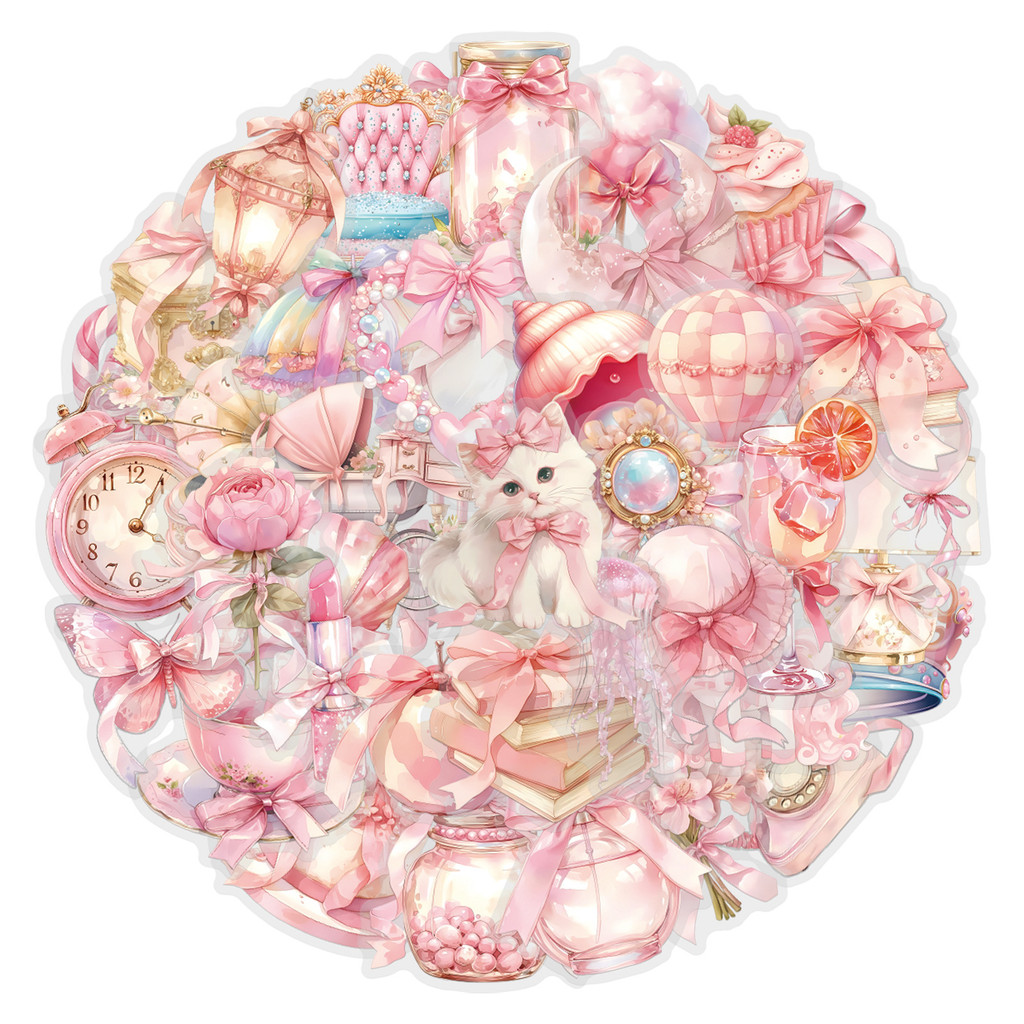 60Pieces Pink Coquette Sticker - Pet Supplies In Store ulasan dan harga