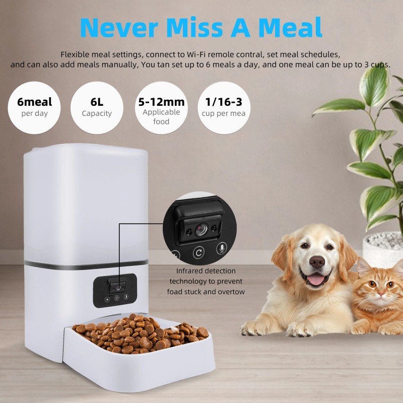【2026】6L Intelligent Automatic - Automatic Pet Feeder ulasan dan harga