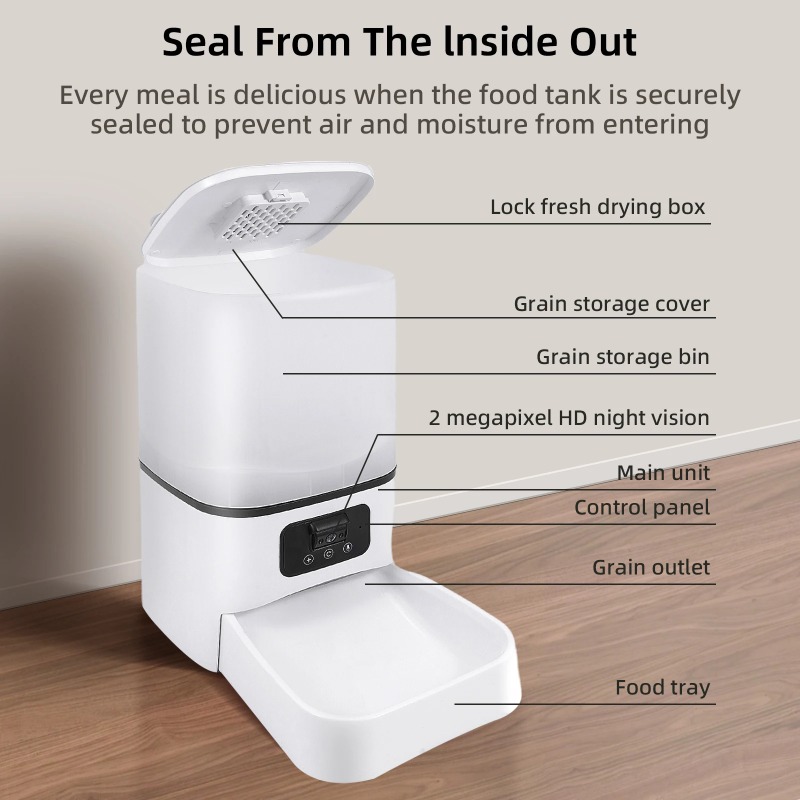 【2026】6L Intelligent Automatic - Automatic Pet Feeder ulasan dan harga