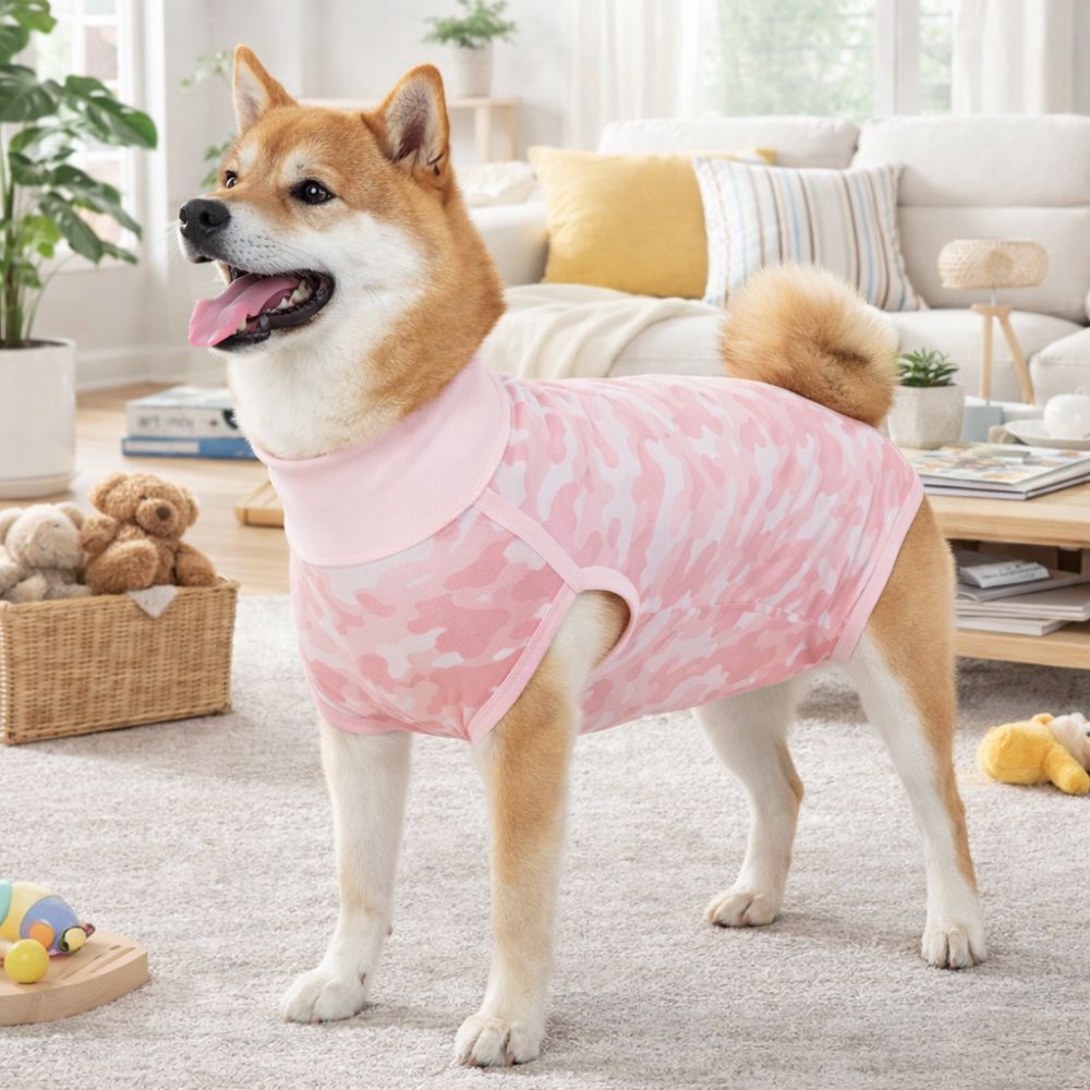 Elastic Dog Recovery Suit Soft - Dog Anxiety Vest ulasan dan harga
