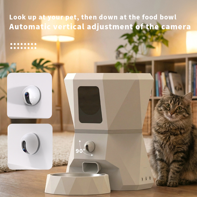 Top-Quality 4L Tuya APP Contro - Automatic Pet Feeder ulasan dan harga