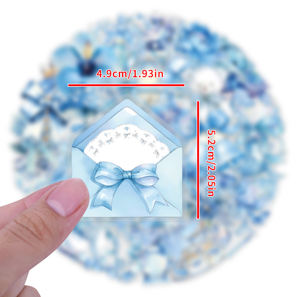 60Pcs Blue Coquette Sticker Pa - Pet Supplies In Store ulasan dan harga
