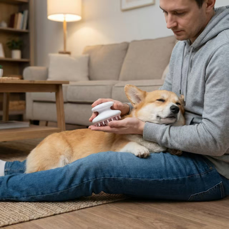 Pet Cleaning Massage Brush Dog - Pet Supplies In Store ulasan dan harga