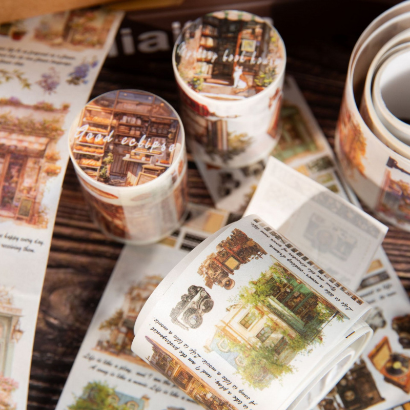 5x200cm Retro Food Shop Tape S - Pet Supplies Stores ulasan dan harga