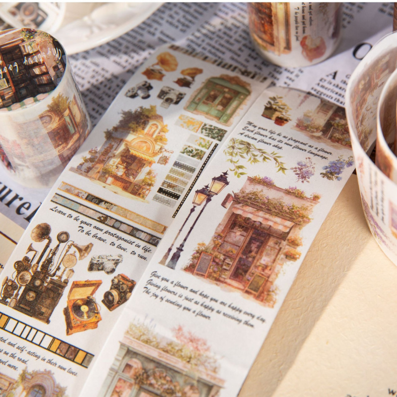 5x200cm Retro Food Shop Tape S - Pet Supplies Stores ulasan dan harga