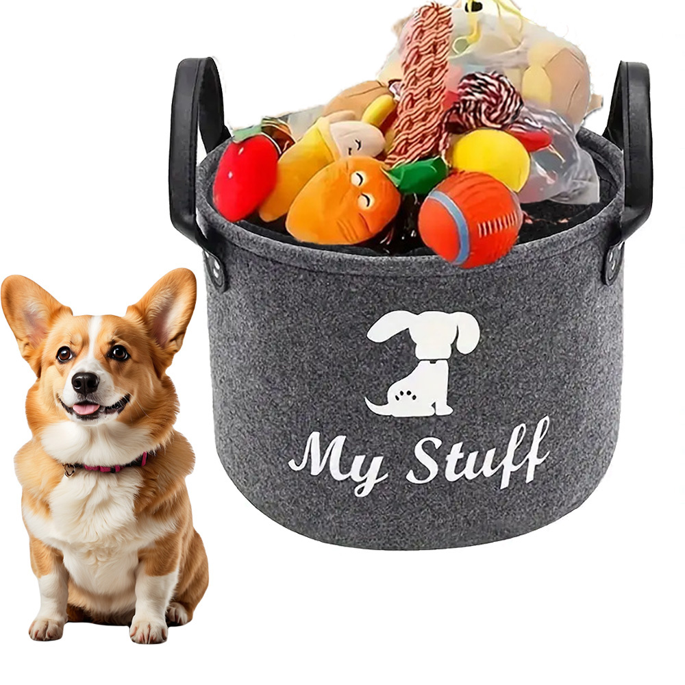 Felt Pet Toy Box Pet Toy Stora - Pet Supplies Stores ulasan dan harga