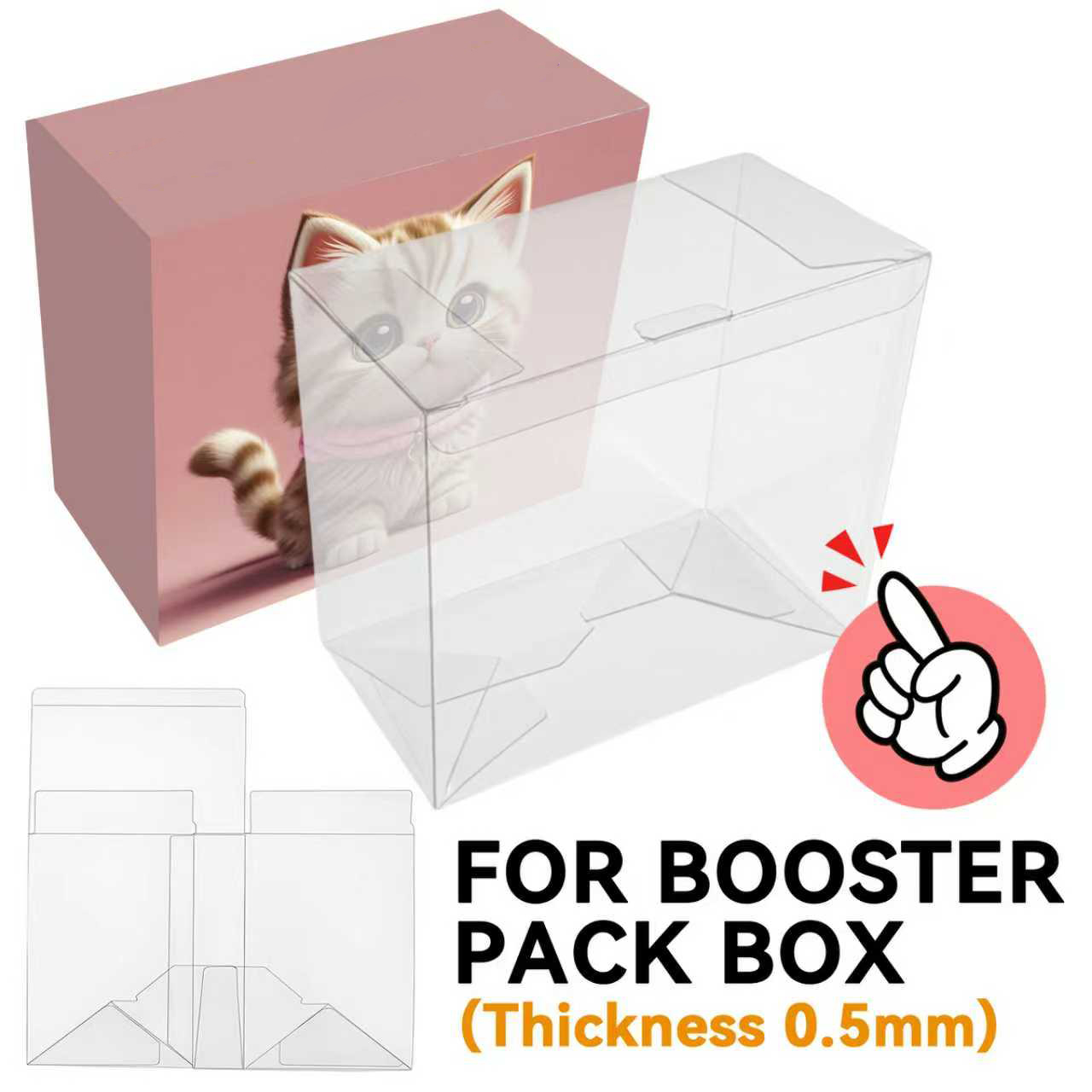 5/10pcs Clear PET Booster Box  - Pet Supplies Stores ulasan dan harga