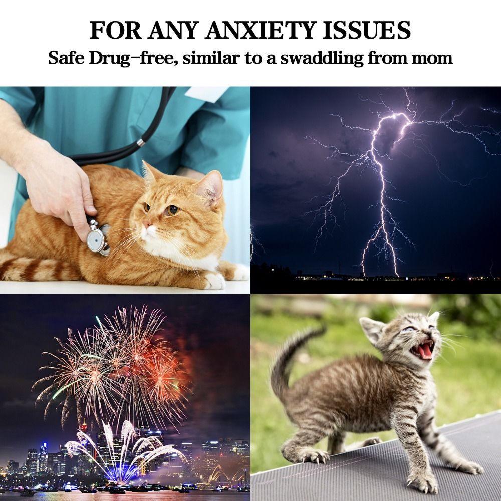 Adjustable Cat Calming Vest El - Dog Anxiety Vest ulasan dan harga